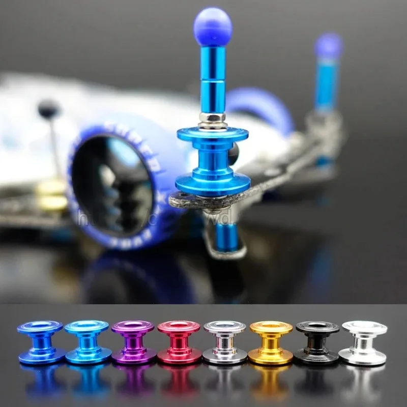 2Pcs 12-13mm Double Guide Roller 95423 Lightweight Aluminum Spare Parts For Tamiya Mini 4WD Car Model view 3