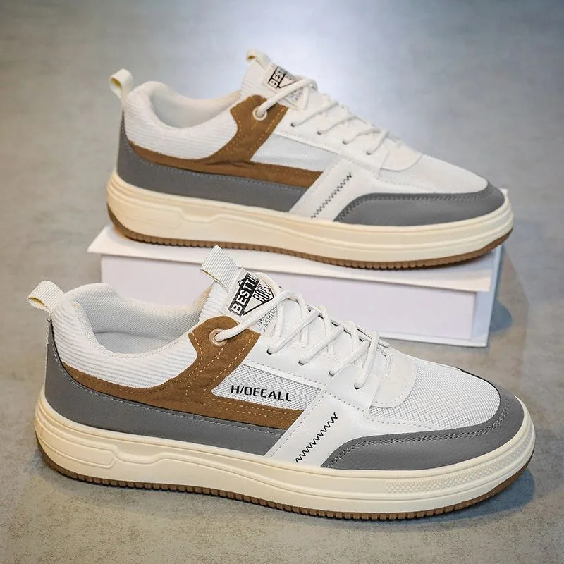 

Casual Men Hot Sale Board Shoes Spring Autumn Lace-up Platform Vulcanized Shoes Luxury Popular Tennis Sneakers Zapatos Masculino