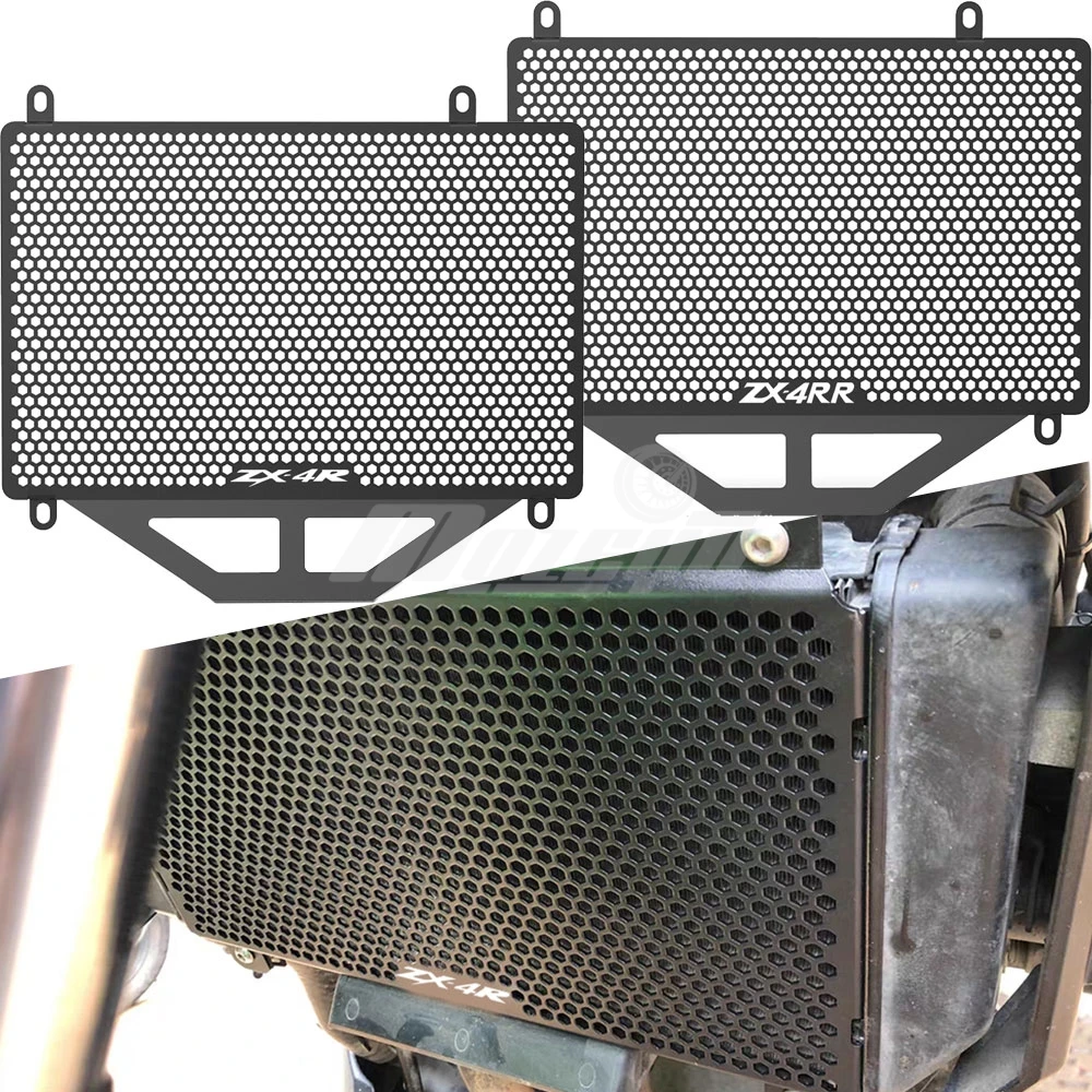 

Motorcycle Radiator Grill Cover Guard Protector For Kawasaki ZX-4RR/ZX-4R/ZX-4R SE 2023 2024 Ninja ZX4R ZX4RR ZX 4R 4RR ZX4 R SE