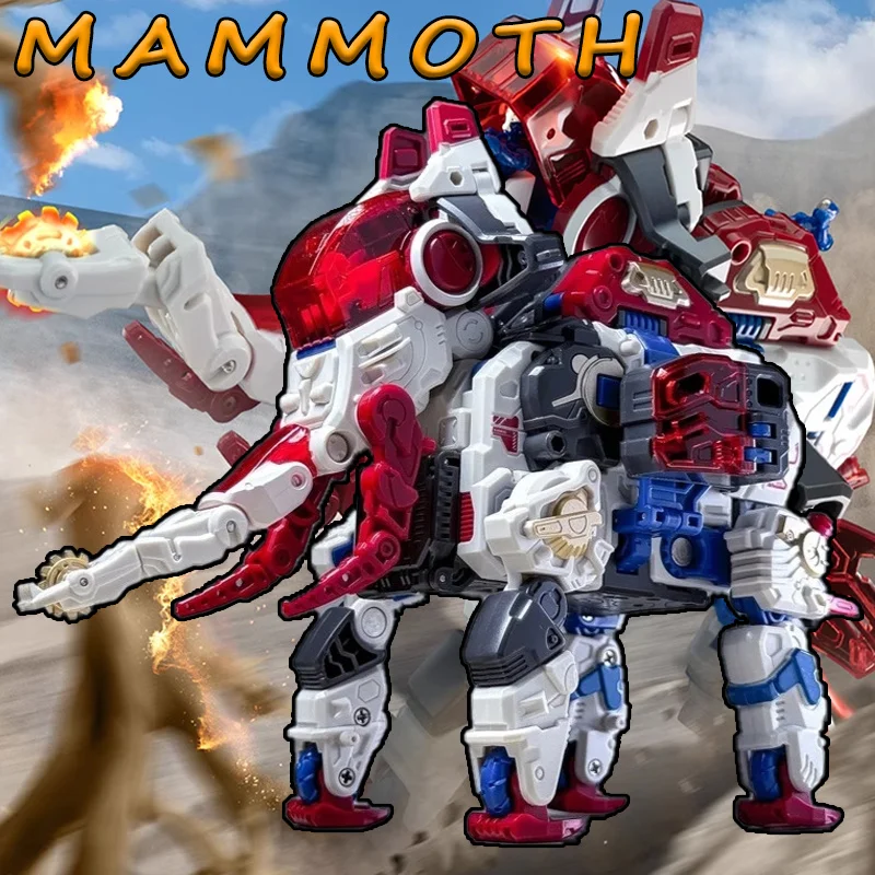 

52TOYS BEASTBOX BB74 Safezone Mammoth Transformable Articulated Action Figure Assemble Model Puzzle Model Toys Collectible Gift