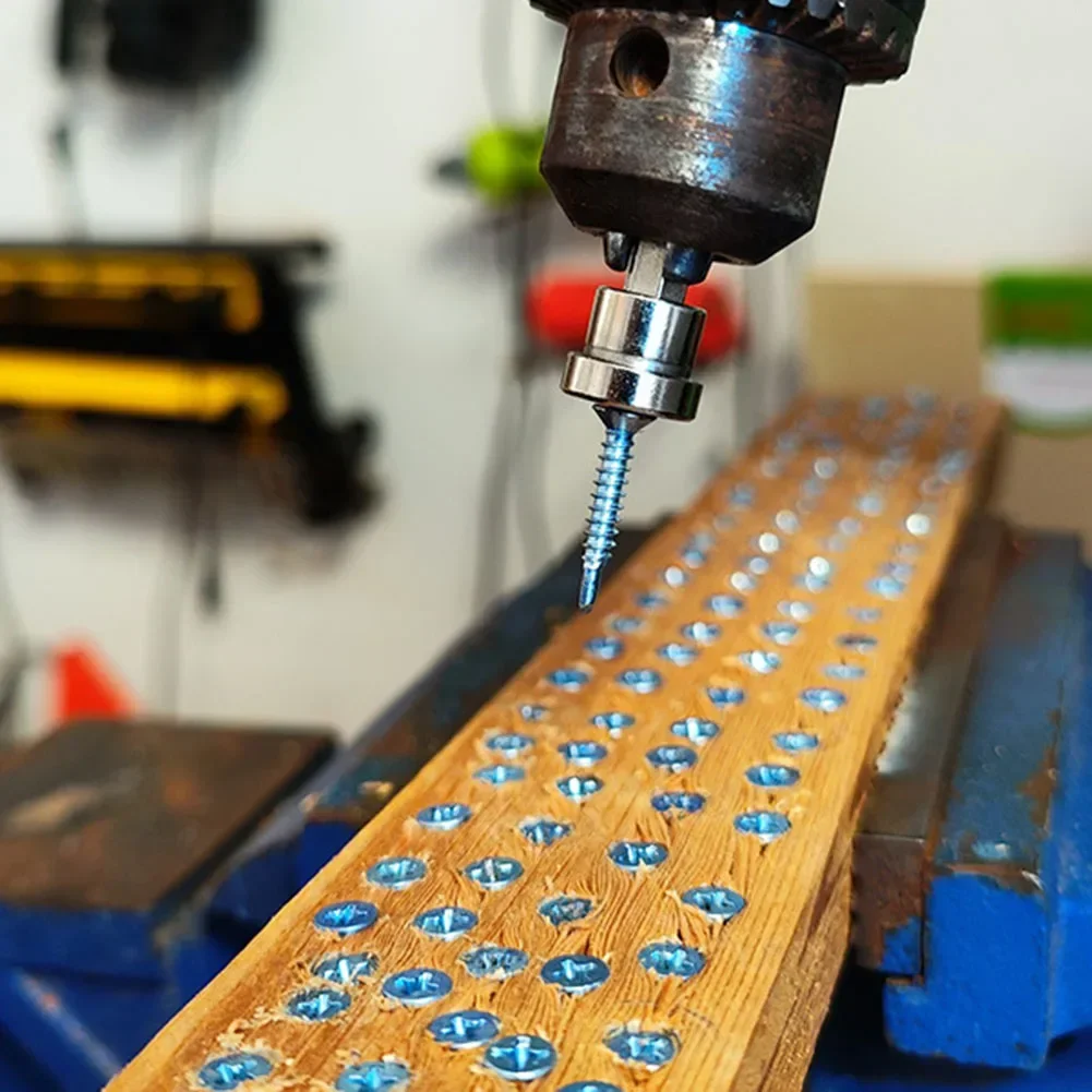 1/2pcs Gipskarton position ierung Schrauben dreher Bits mit Magnet ring 1/4 Zoll Sechs kant schaft Schrauben Position ierung Chargen kopf für die Holz bearbeitung