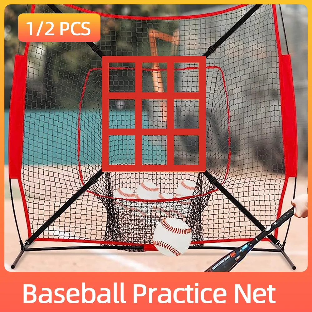 Baseball Practice Net Adjustable Baseball Pitching Net Training Aids Practice Accuracy Training Throwing Throwing Strike Zone