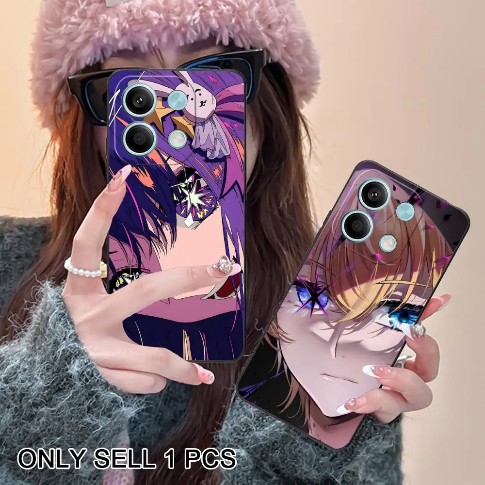 

Anime Oshinoko AI Hoshino Phone Case for Xiaomi Redmi 15 14 13 12 A7 5 3 2 1 C Plus 4G 5G Soft TPU Shockproof Cover