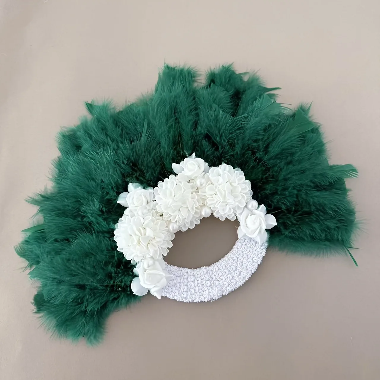 Bohemian wedding fan, suitable for weddings, Christmas, Valentine's Day, Easter, and themed parties - elegant party accessory