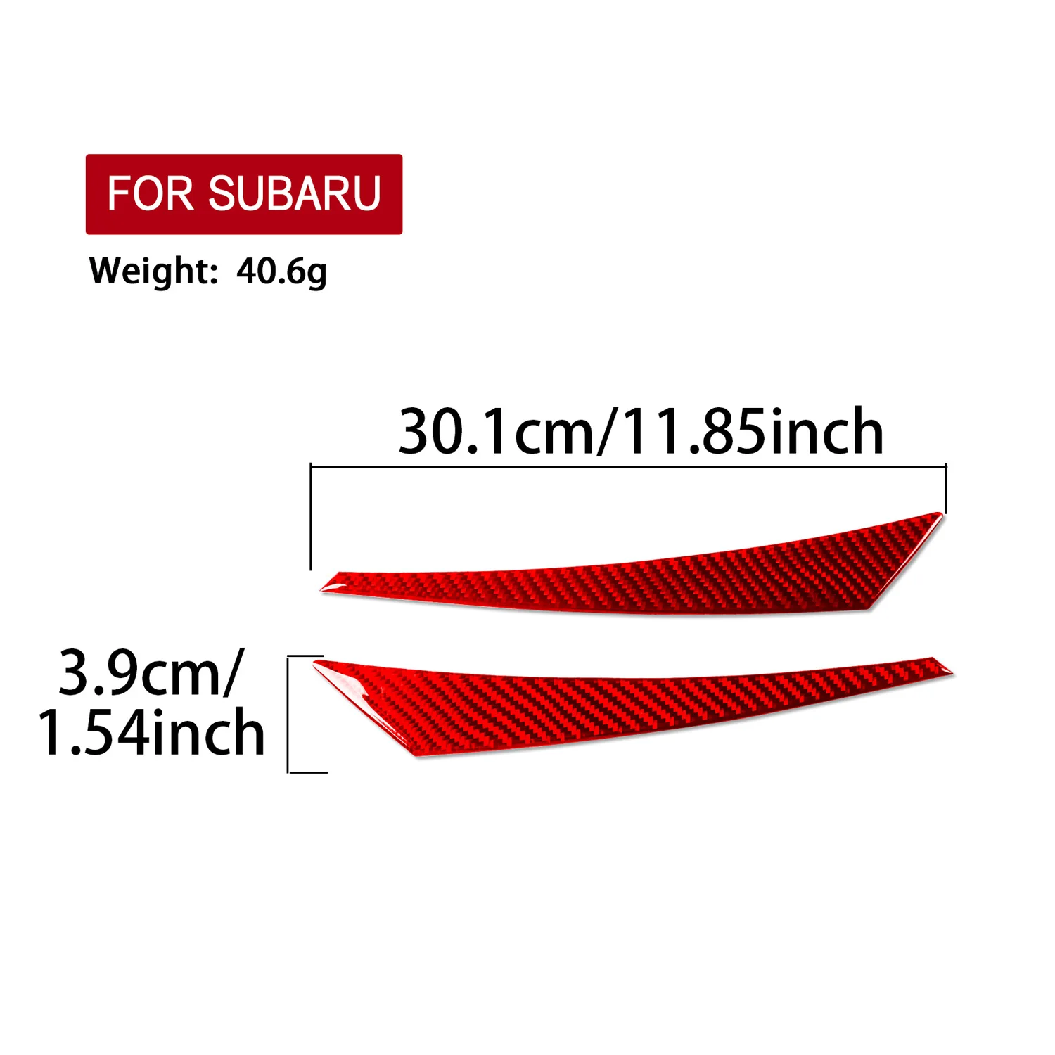 For Subaru WRX STI 2022 2023 2024 2025 2026 Rear Tail Light Lamp Eyelid Trim Cover Car-Styling Exterior Parts Accessories