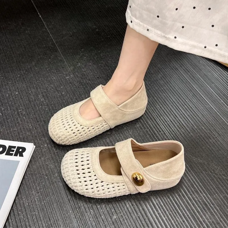 Two-way Wear Hollowed-out Closed-toe Sandals For Women, Fashionable New Summer Style, Versatile Soft Sole, Suitable