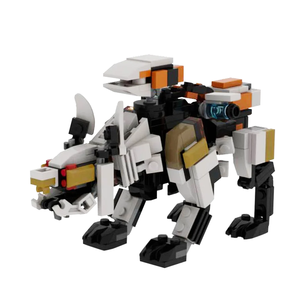 Moc horizonte zero amanhecer série de jogos bloco de construção scorcher monstro bloco de construção dinossauro observador robô tijolos brinquedo presente