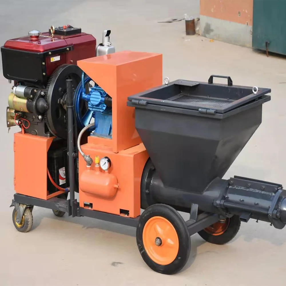 

Hot Sale Concrete Mortar Spray/spraying Plastering Machine/shotcrete Machine Mortar Plaster Wall Spraying Machine