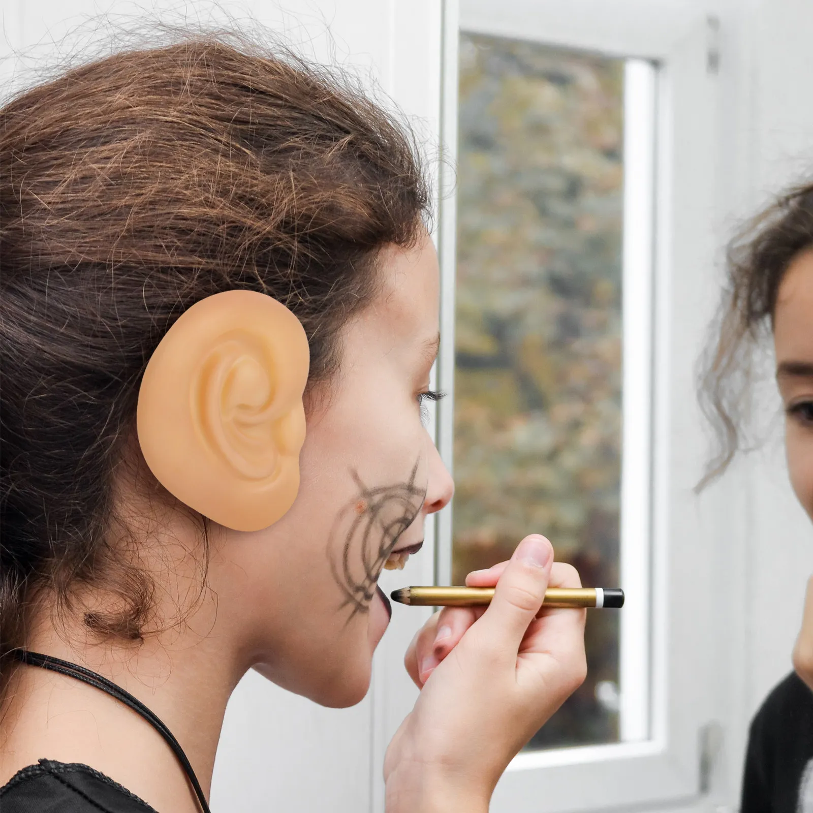 

1Pair Halloween Ears Fake Ear Prop Funny Decoration for Costume Party Masquerade Cosplay Cosplay Party Ear Prop