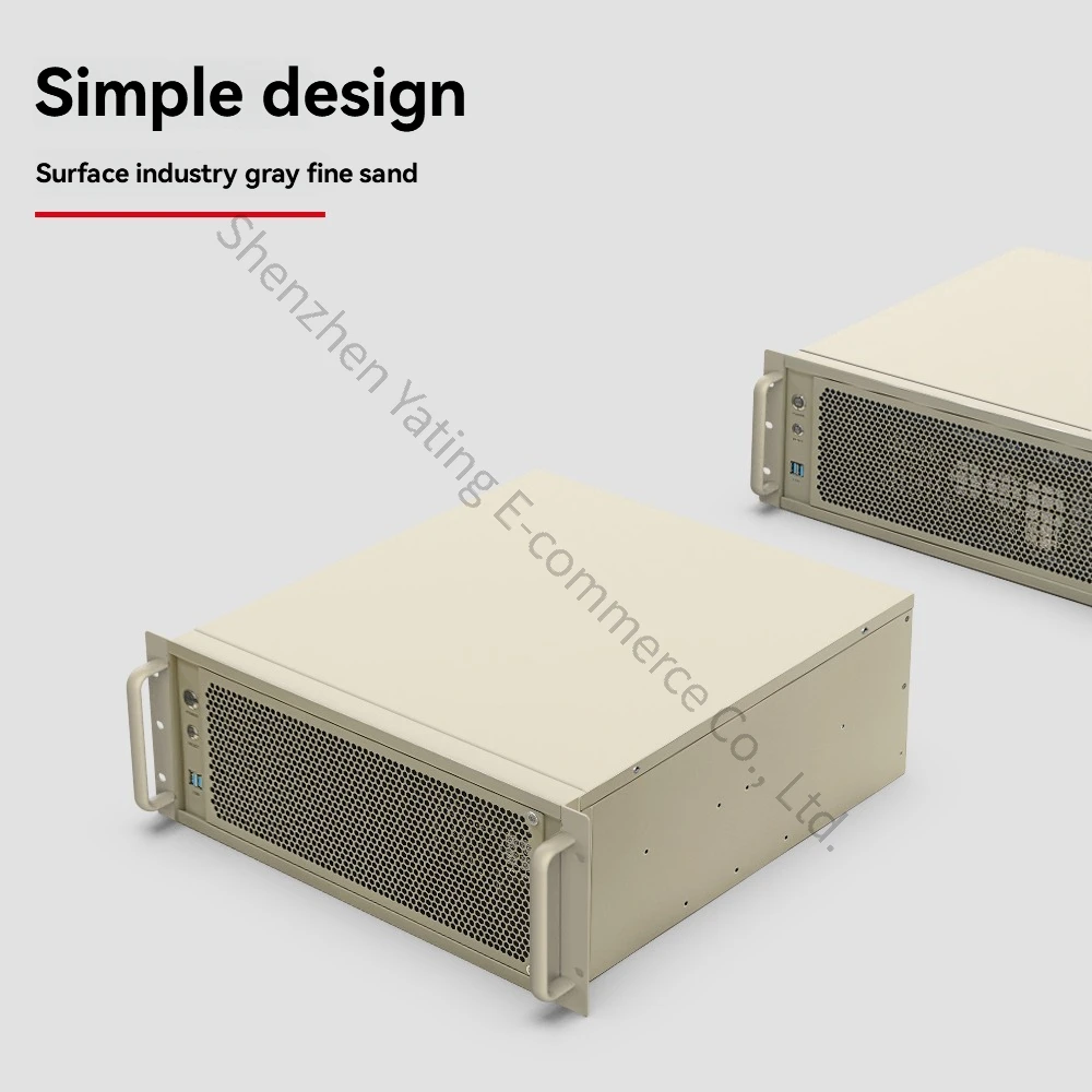 

Слот для питания ATX, промышленный сервер управления в стойку 4U, жидкостное охлаждение 360 мм, слот для материнской платы EATX, интерфейс USB 3.0.