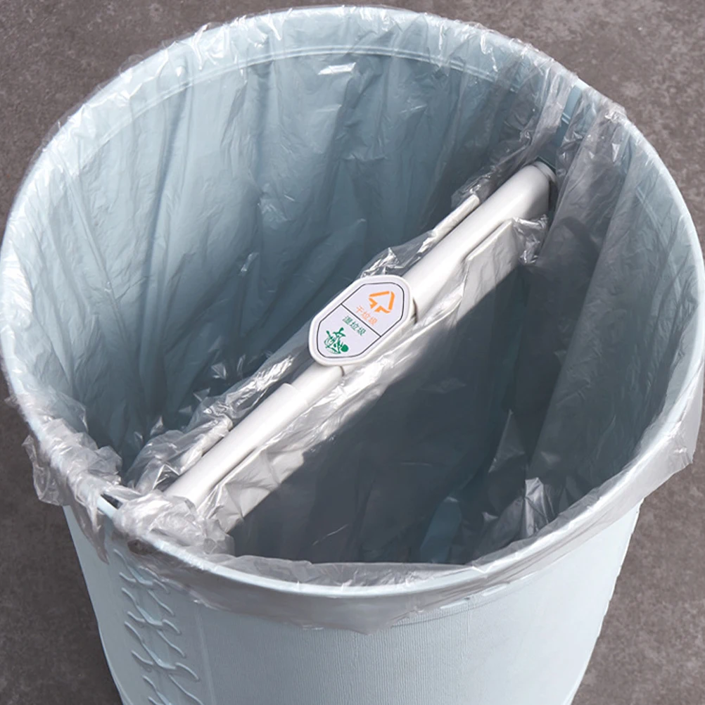 Clipe de classificação de lixo retrátil, acessório de lata de lixo, separador de resíduos de cozinha, suporte de braçadeiras, peças de ganização seca e molhada