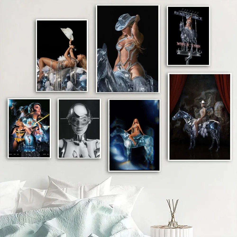 Singer beyoncé renaissance Poster, Wall Pictures for Living Room, Fall Decor