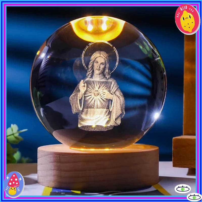 هدايا جديدة GGbingo ثلاثية الأبعاد كريستال الكرة غرزة رائد الفضاء النظام الشمسي زحل درب التبانة كريستال كوكب ضوء الليل الليزر نحت الهدايا