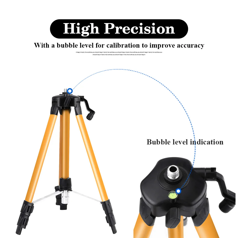 MaKeDa 1.2M/1.5M Laser Level Tripod 5/8\