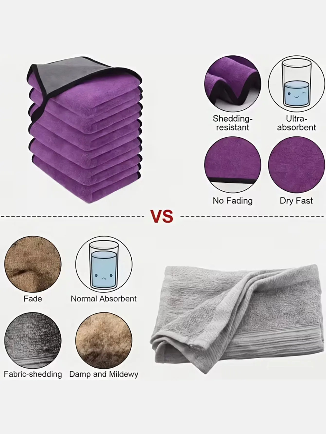 10-pack dubbelzijdige microvez - Microfiber Towel Detailing recensie en prijs