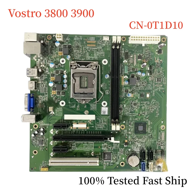 

CN-0T1D10 For DELL Vostro 3800 3900 Motherboard 13040-1M 0T1D10 T1D10 PN:GGDJT Mainboard 100% Tested Fast Ship