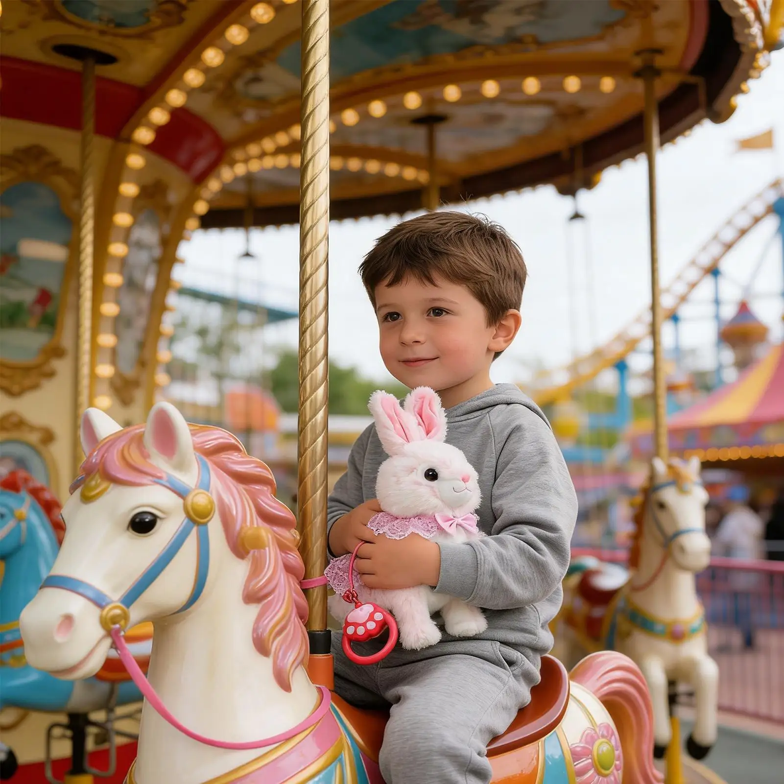 2026 ألعاب قطيفة إلكترونية لطيفة لعبة أرنب الحيوانات الأليفة التفاعلية ميزات الصوت والعمل لممتعة وقت اللعب ألعاب الأطفال الصغار للأطفال