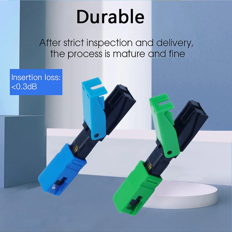 موصل سريع من الألياف الضوئية FTTH ، مدمج ، عالي الجودة ، SC ، UPC ، أداة APC ، محول توصيل بارد