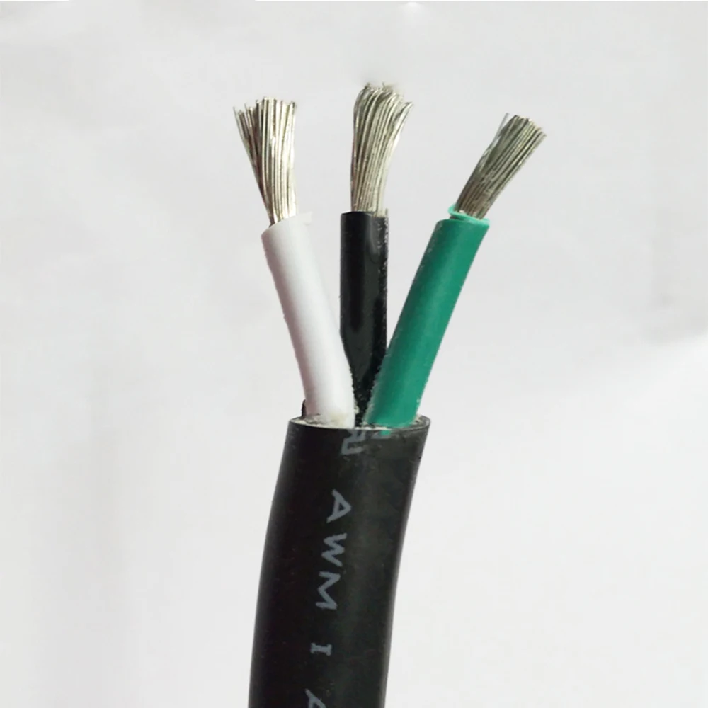 USB Type-C Connector 3 Wire Multi-core 4AWG Tinned Wire 2.5 Square RoHS PVC 3pin Decoration Cable