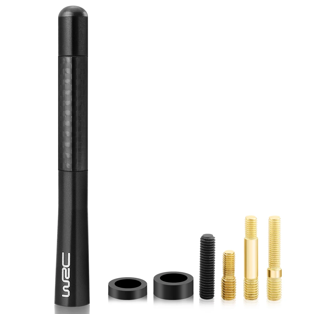 12cm Carbon Fiber Short Radio Antenna for Kia K2 K5 Rio 3 Picanto Ceed Cerato Sportage For Hyundai