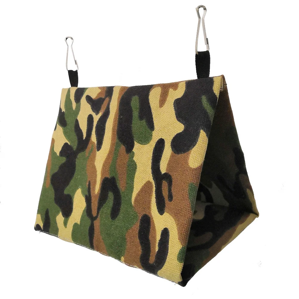 

Hanging Pet Bed Parrot Hammock Canvas Material Size L Random Color Style Durable Safe for Small Birds Pet Hanging Hammock
