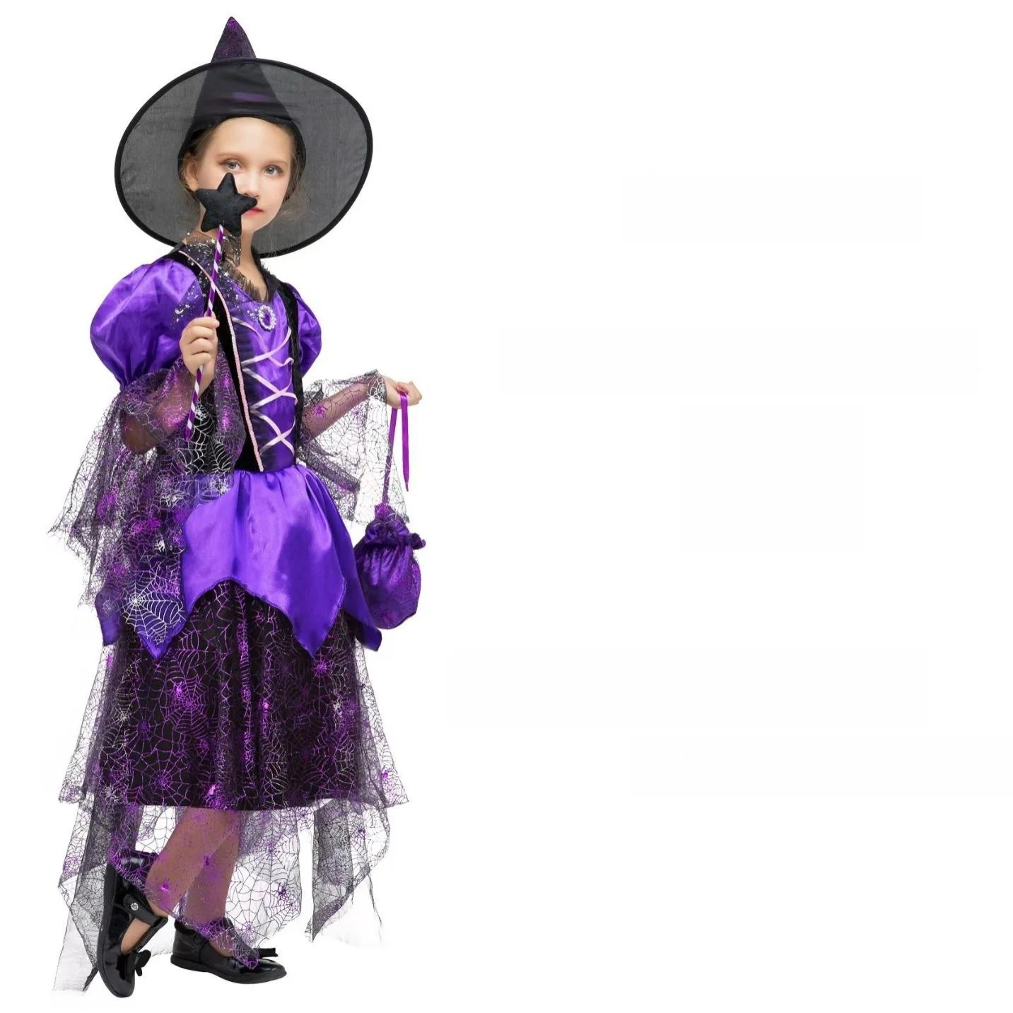 أزياء Princ Witch للفتيات Dr up loween الزي التقليدي الصيني مرحلة الأداء الملابس النسائية ربيع 2024