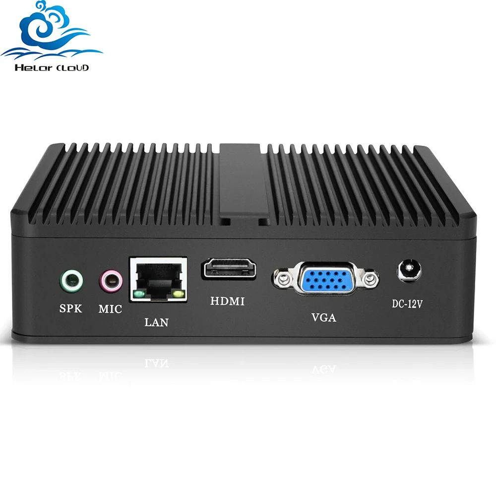 

Intel Celeron J1900 Quad-Cores HDMI VGA Display 5x USB Ports Gigabit Ethernet Support Windows Linux Fanless Mini PC