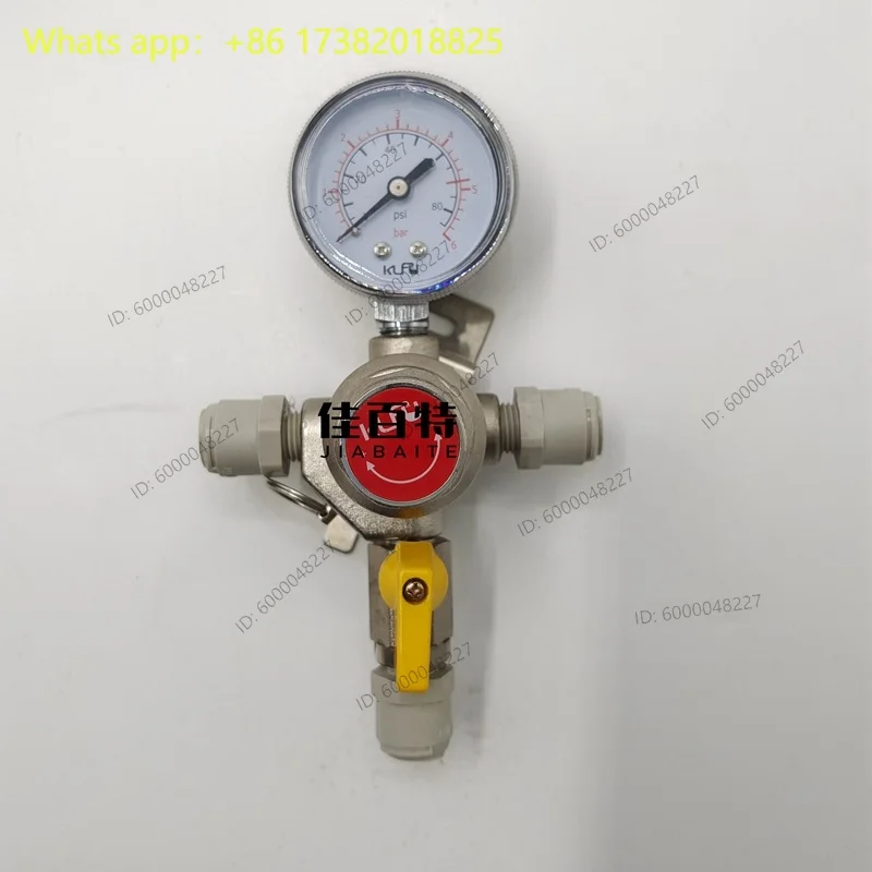 Bar wall equipment pressure gauge beer machine accessories carbon dioxide secondary decompression meter beer machine air meter