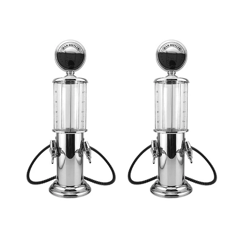 

Hot 2X Wine Gas Station Cocktail Dispenser Drinks Bartending Beer Hine Double Pumps Liquor Dispenser