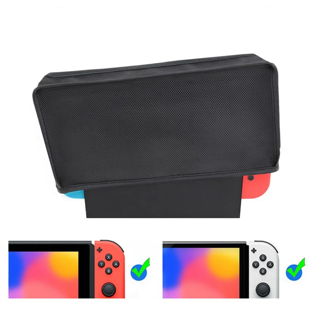 Style Cover for Nintendo Switch & OLED Game Console Dust Proof Cover Protector for Games Gaming Accessories