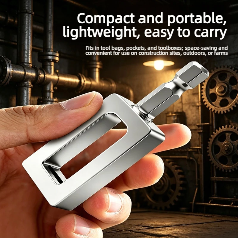iron wire quick knotting tool High-efficiency knotting Electric hexagonal shank winding screw socket for 3mm 4mm wire