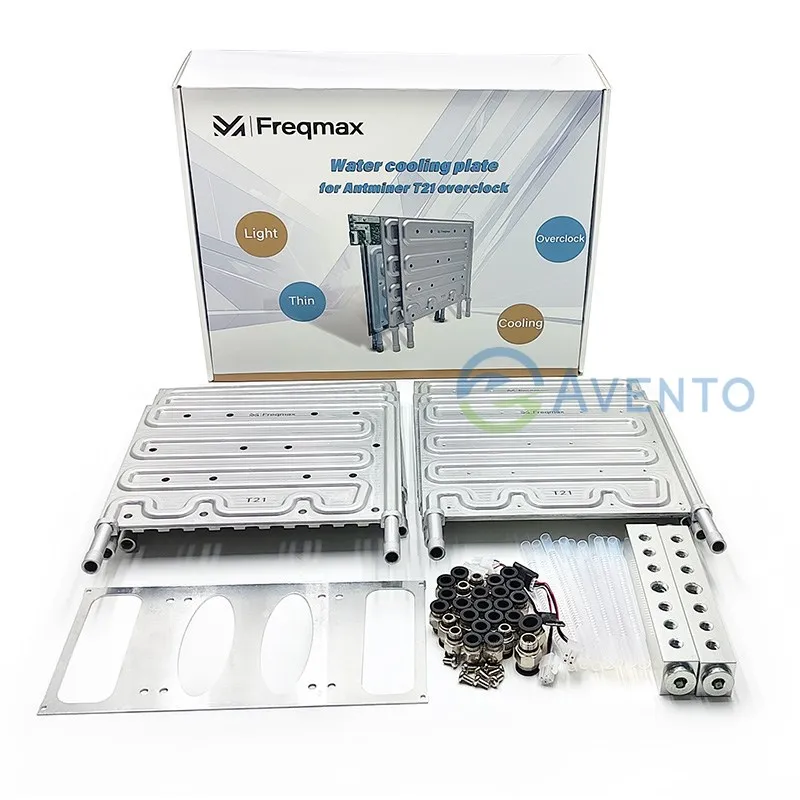 

Water cooling plate for Antminer S21 and T21 overclocking,Used to efficiently dissipate heat when overclocking the Antminer S21