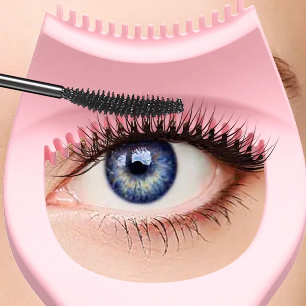 2 قطعة محدد عيون من السيليكون الفاخر أداة مكياج مرنة أداة استنسل قابلة لإعادة الاستخدام للمساعدة في العين