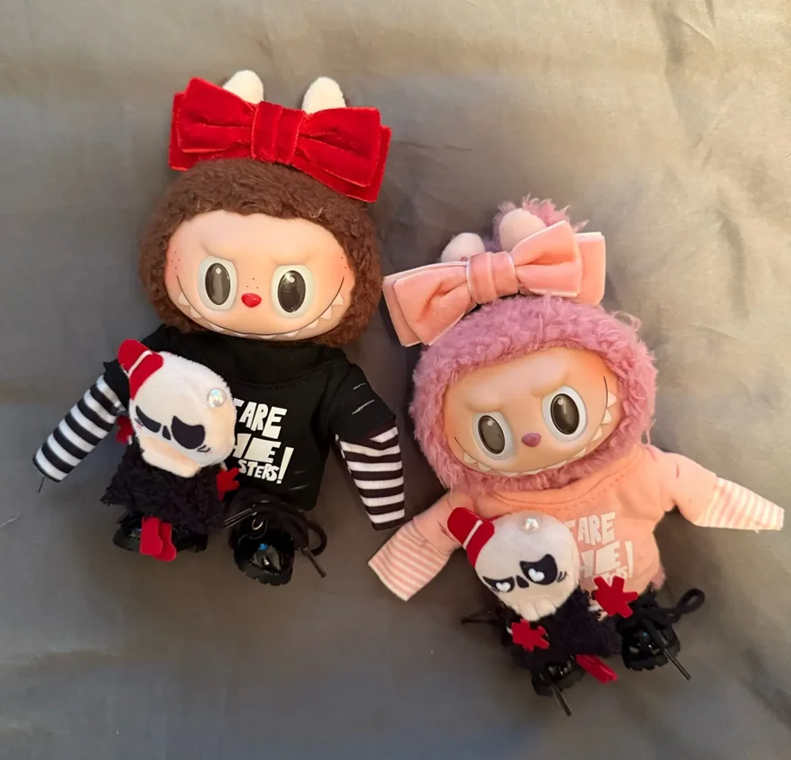 Only For Labu Clothes 17cm Doll Clothes Valentine’S Day Outfit For 17cm Collectible Plush Toy Custom Handmade Lafufu Clothing