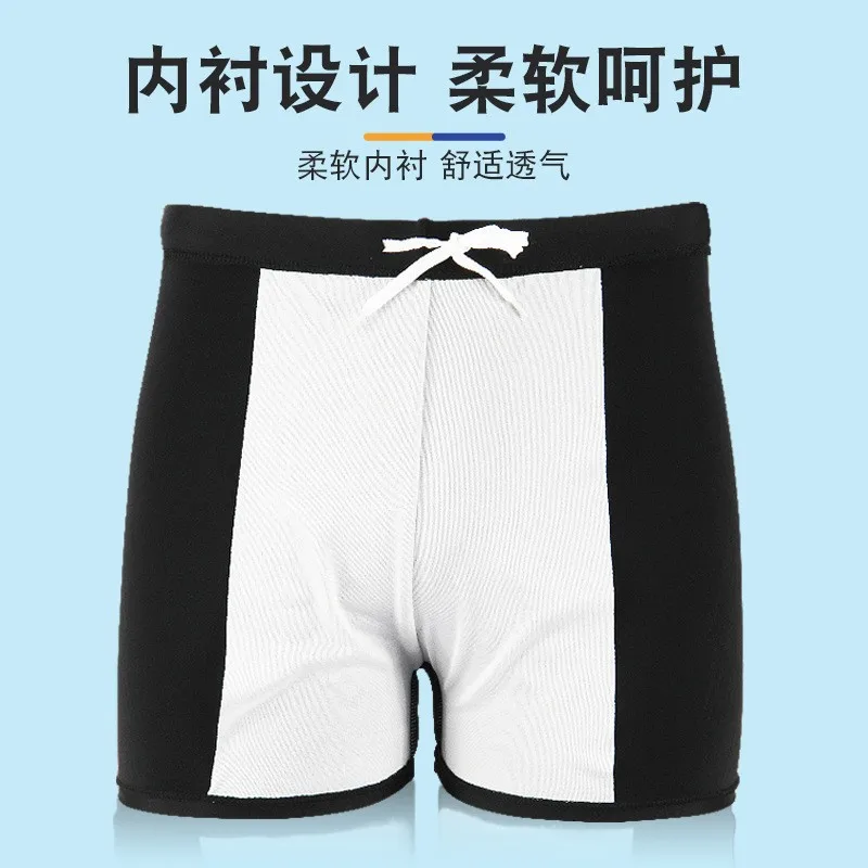 Heren Zwembroek Platte Hoek Slanke Sport Zwembroek Speed Dry Fashion Eenvoudige Heren Zwembroek