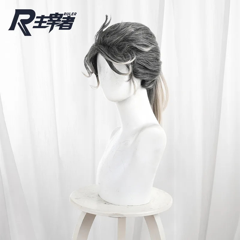New Game Identity V Composer Cosplay Wig For Halloween Christmas Festival Composer Frederick Kreiburg Role Play Wig  Free Cap