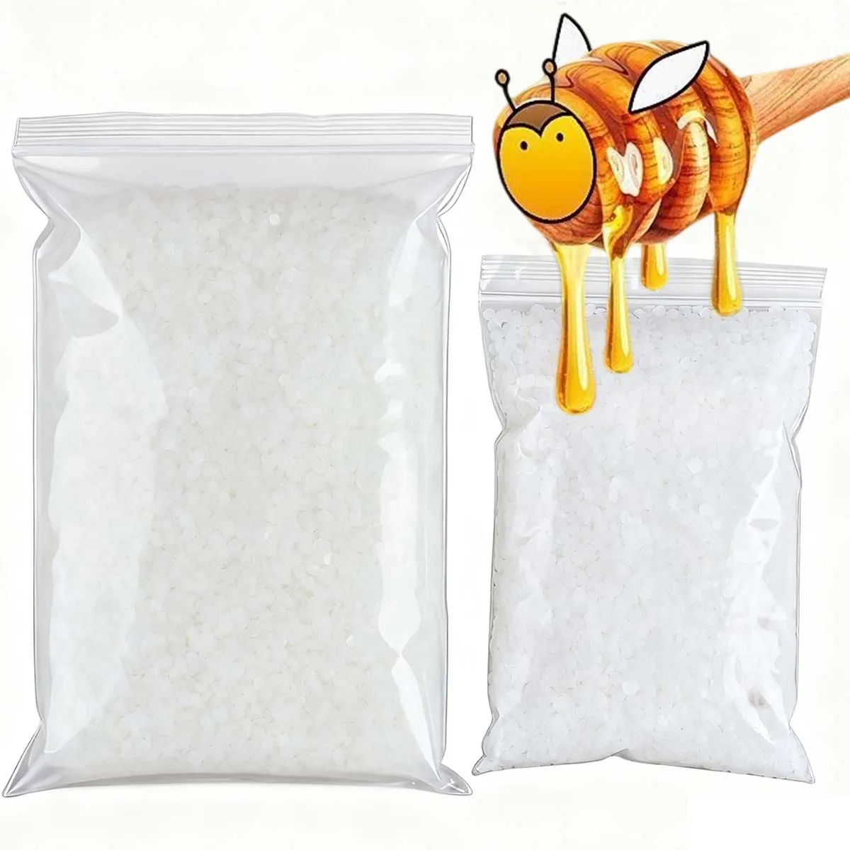 

200g-1000g White Beeswax Pure Natural Granular Scented Candle Material DIY Smokeless Wicks Material Making Craft Supplies