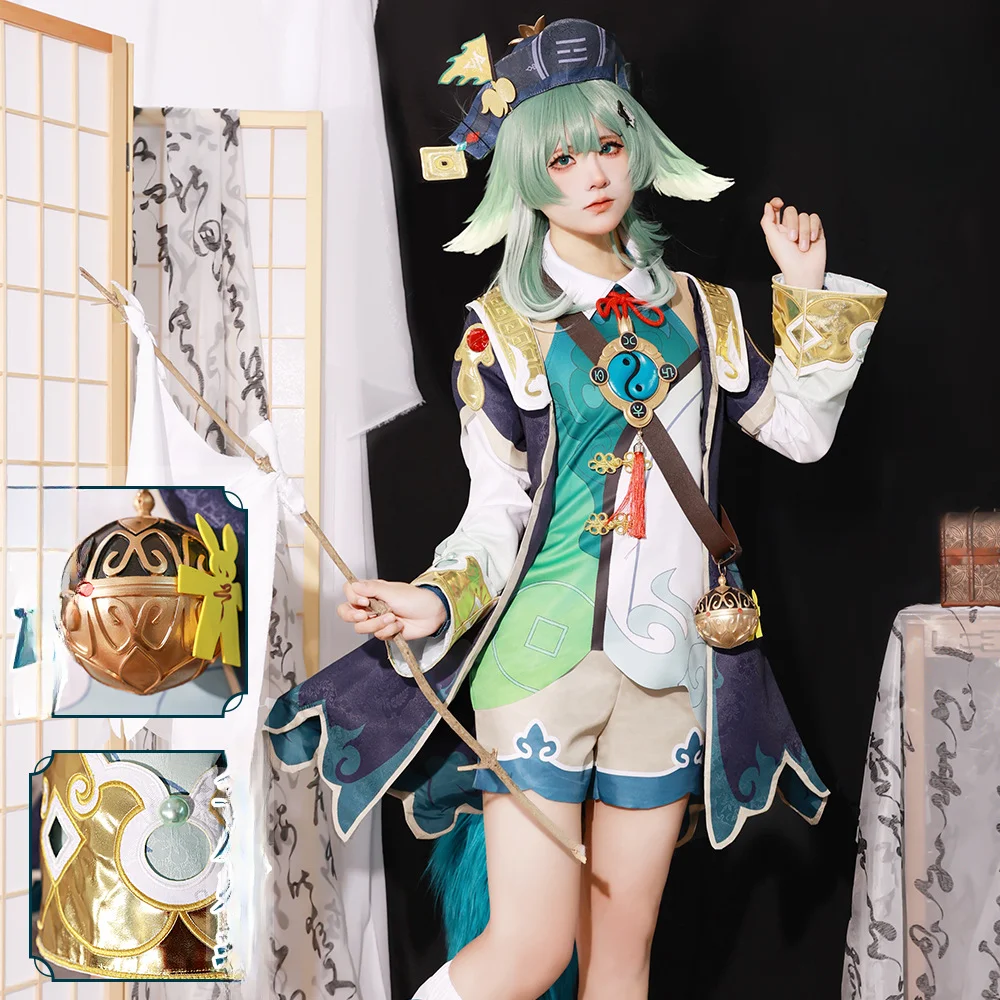 Anime Honkai Star Rail Huohuo Cosplay Pixiv Anime Games kostiumy Cosplay Huohuo C sukienka kobiece kostiumy Cosplay strój karnawałowy