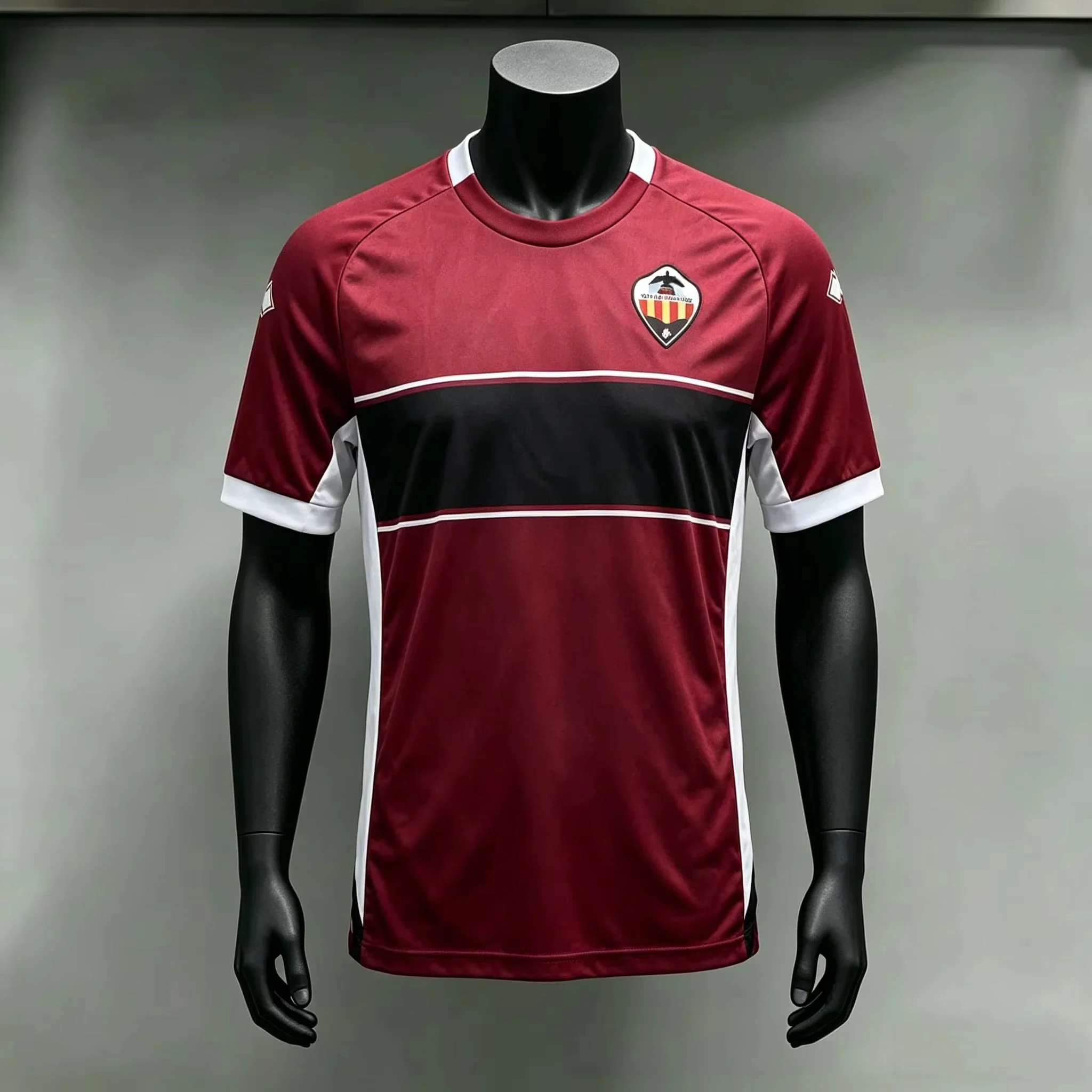 26-27 NEUES Familien-Fußballtrikot Castellon mit Aufdruck, Rundhalsausschnitt, schnelltrocknend, kurzärmelig, Eltern-Kind-Fußballuniform für Erwachsene – Detail 7