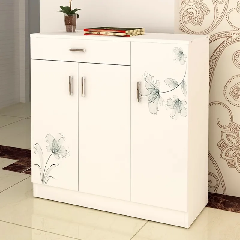 Slim Modern Entryway Shoe Cabinet Ultra Thin Multi Tier Storage Shoes Cabinet Shoes Racks Home Furniture Shoe Shelf