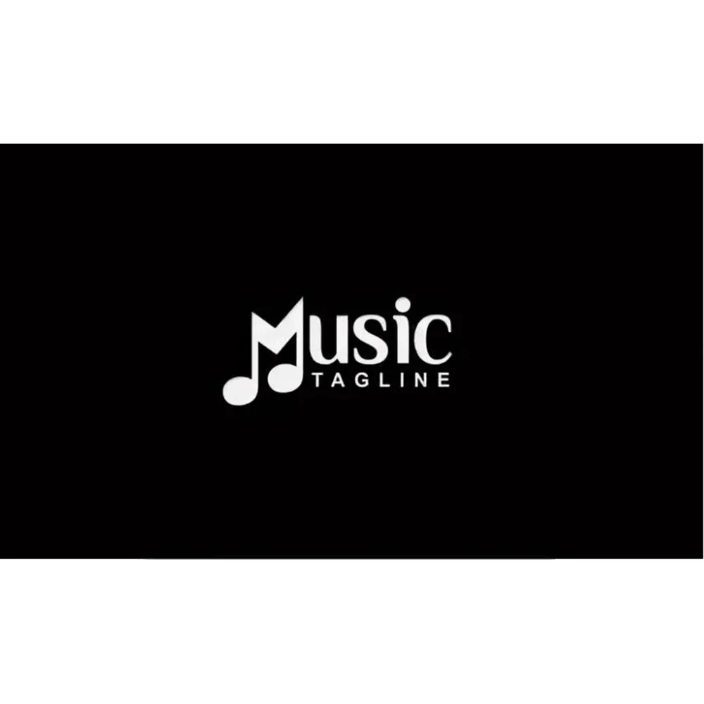 banner of MUSIC TAGLINE custom size 60x90cm 150x90cm flag