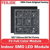 P3 SMD Full Color LED Display Screen RGB HUB75 Module LED Digital Sign Indoor LED Video Wall large Screen Unit Board 192*192mm