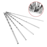 5Pcs High Speed Steel Extra Long Drill Bit Sets Diameter 2-5mm Length 150mm High Speed Steel Drill Bit Straight Shank