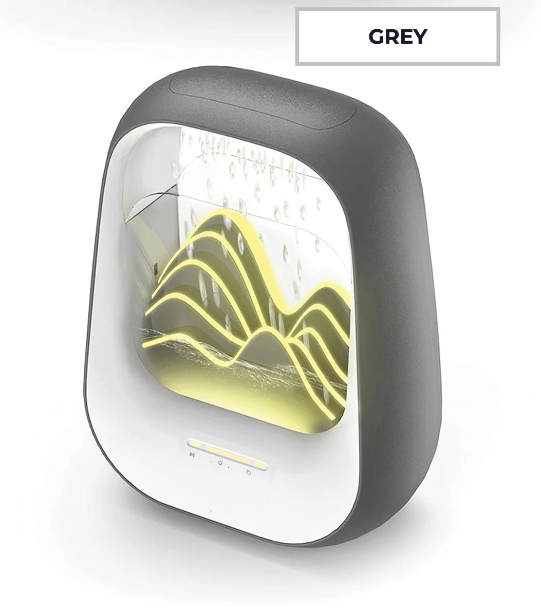 hot saltWinbridge  Speaker with Humidifier Water Drip & Raindrop Sounds for V5.3 3000-5000mAh Battery for Sleep & Indoor Use