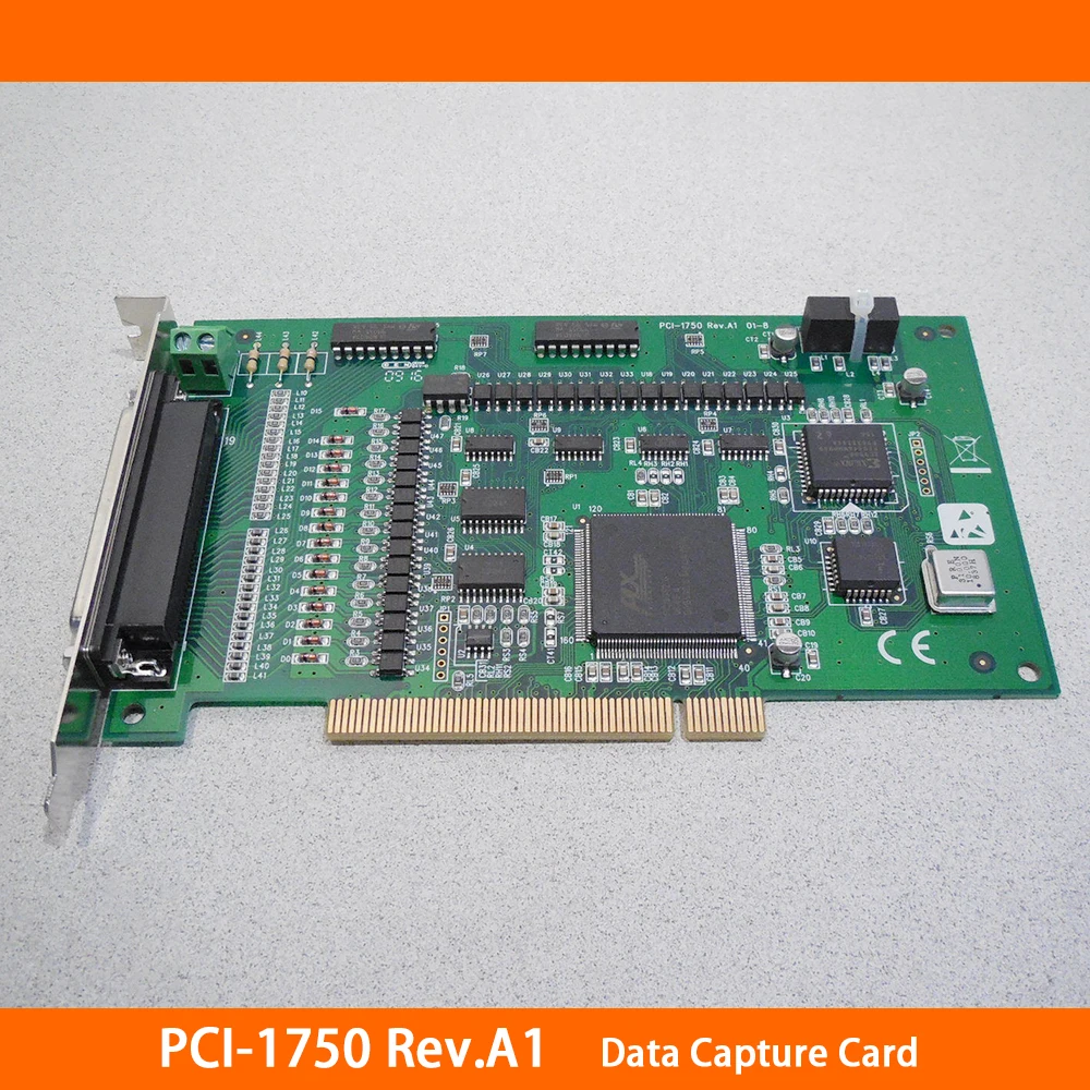 

For Advantech Counter Card 32-Way Isolated Digital Input/Output IO Data Capture Card PCI-1750 Rev.A1