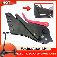 4 Hole Folding Assembly For 10 inch LANGFEITE L8 Electric Scooter Folding System Replace Accessories  Aluminum Alloy Mechanism