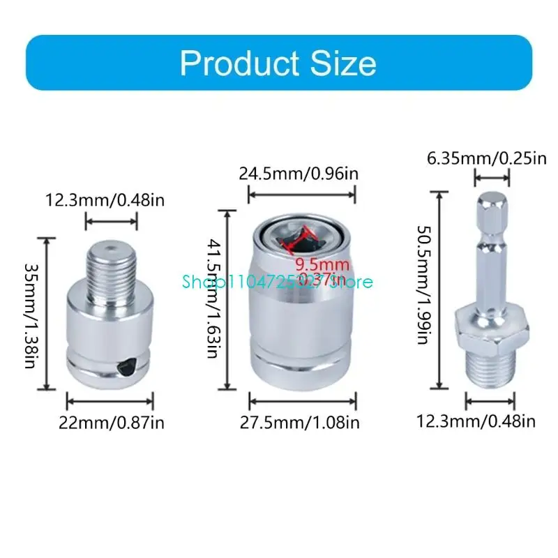 D8KF Alloy Wrench To Hammer Drill Adapter For Home Decoration Construction Site