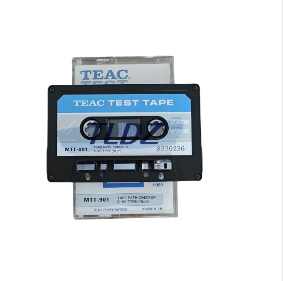 TEAC FOR ABEX Mirror Cassette Test Tape TCC-901 cassette path checker, New