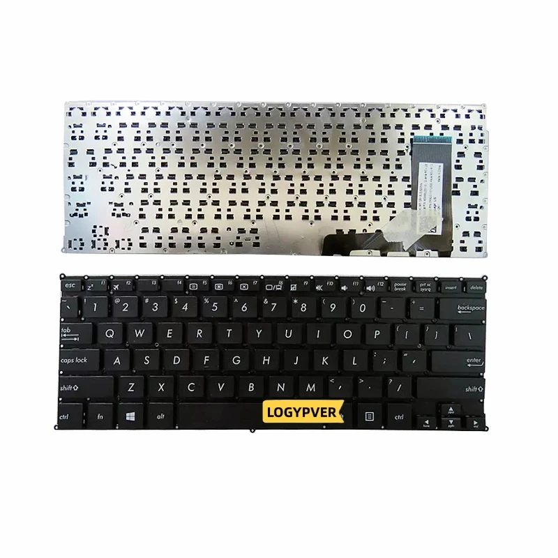 US Laptop Keyboard For Asus E202 E202S E202SA X205 X205T X205TA E205  E202M E202MA TP201SA English Black White