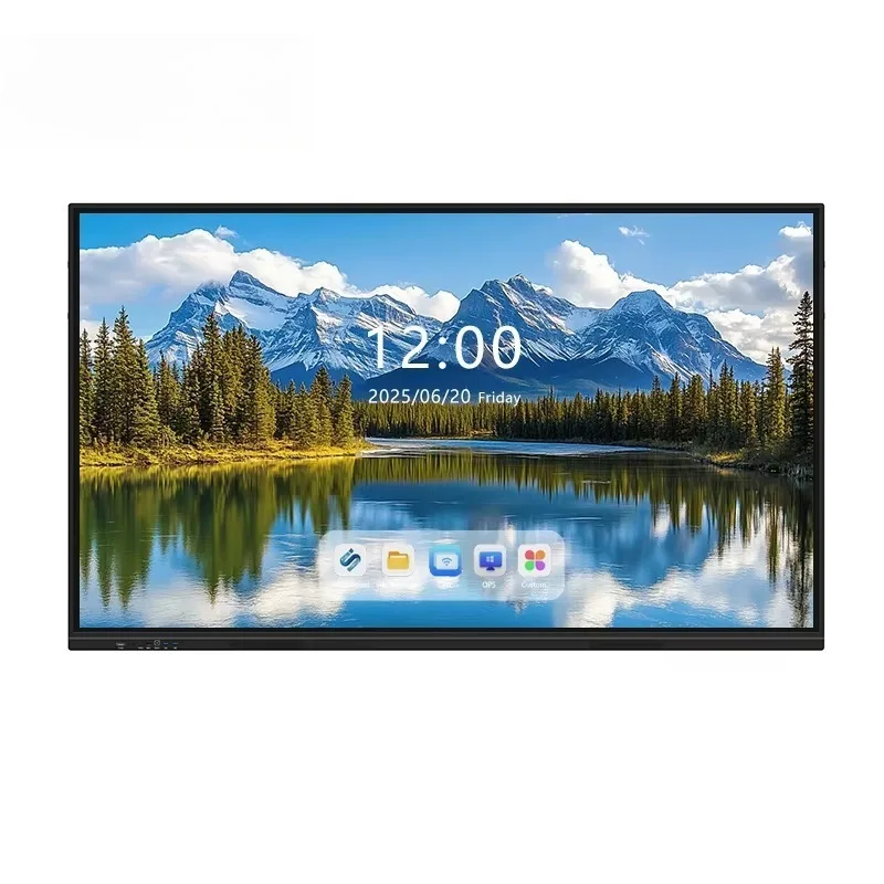 

INGSCREEN 65-inch 4K Smart Display Panel Android 15 AI Features NFC Communication Anti-Fingerprint Coating Interactive